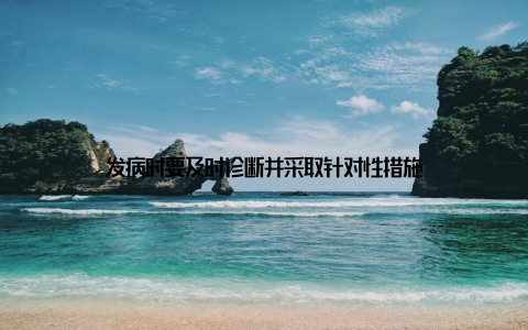 发病时要及时诊断并采取针对性措施