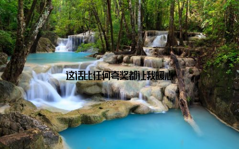 这话比任何夸奖都让我暖心