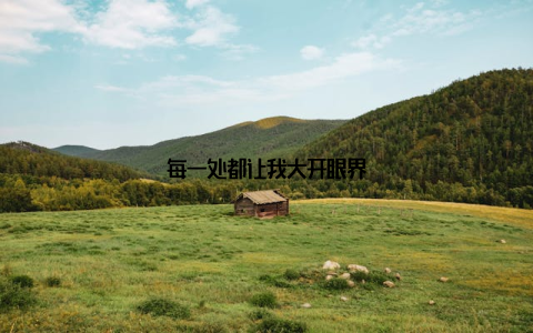 每一处都让我大开眼界