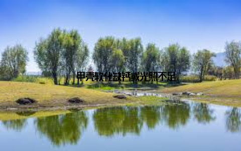 – 甲壳软化缺钙或光照不足