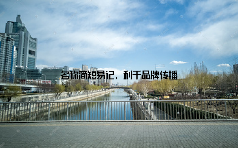 名称简短易记, 利于品牌传播